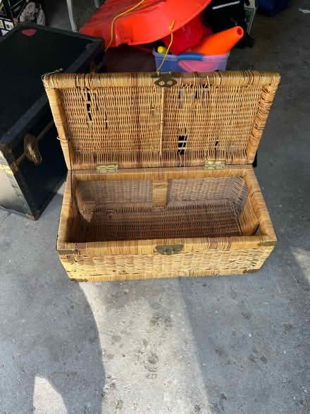Photo of free wicker trunk (Avon) #2