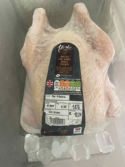 Photo of free Frozen Whole chicken (Purley) #1
