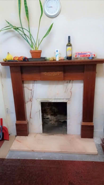 Photo of free Wooden mantlepiece (Bellevue EH7) #1