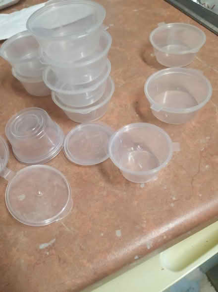 Photo of free Various resealable plastic dip tubs (Upper Edmonton N18) #2