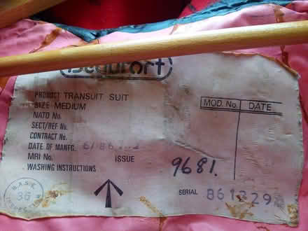 Photo of free Emergency dry suit (Killerton) #3