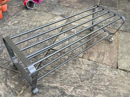 Photo of free IKEA Portis 2 shelf metal shoe rack (Lansdown) #1