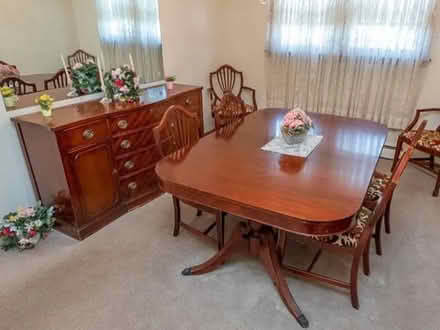 Photo of free Upholstered chair, dining room set (Middlesex NJ) #2