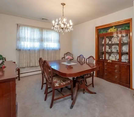 Photo of free Upholstered chair, dining room set (Middlesex NJ) #3