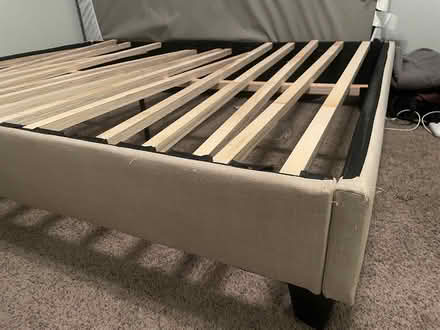 Photo of free Queen Bed Frame + Nectar Mattress (Leauge City) #3