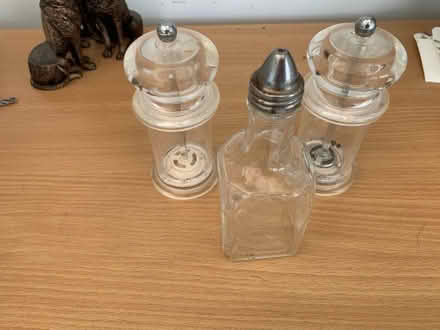 Photo of free Salt & pepper grinder vinegar bottle (Lane Head) #1