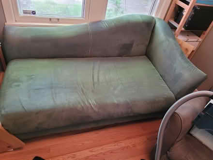 Photo of free Green Microfibre Chaise (Northgate) #1