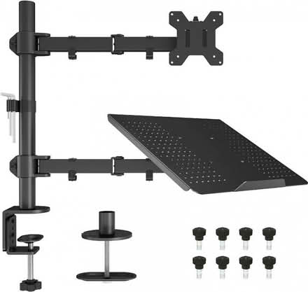 Photo of free BONTEC Monitor Arm Mount with Laptop Tray for 13 to 27 inch (Tiptree CO5) #1