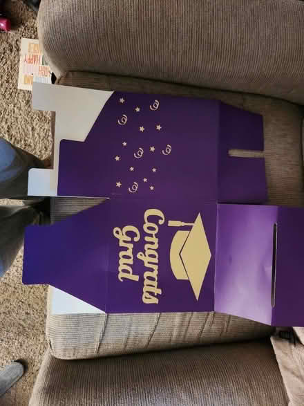 Photo of free Cardboard card graduation box (Severn) #2