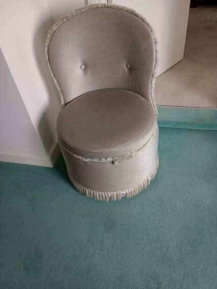 Photo of free Upholstered bedroom chair with storage (Thorpe Bay SS1) #1