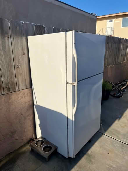 Photo of free working refrigerator (Carlsbad Blvd) #1