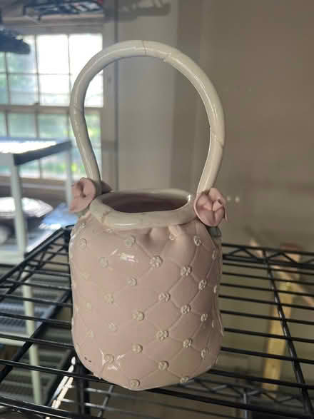 Photo of free Ceramic vase/basket (Avon) #1