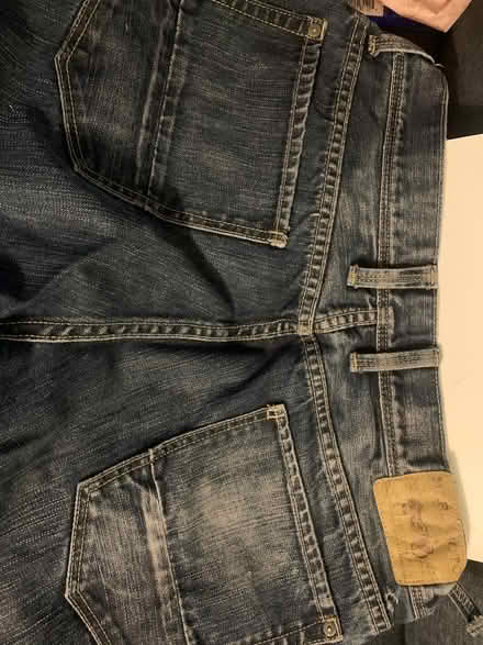 Photo of free Men's jeans one pair, used (Eubank and Lomas NE) #2