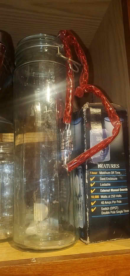 Photo of free Glass spaghetti jar (Downers Grove) #1