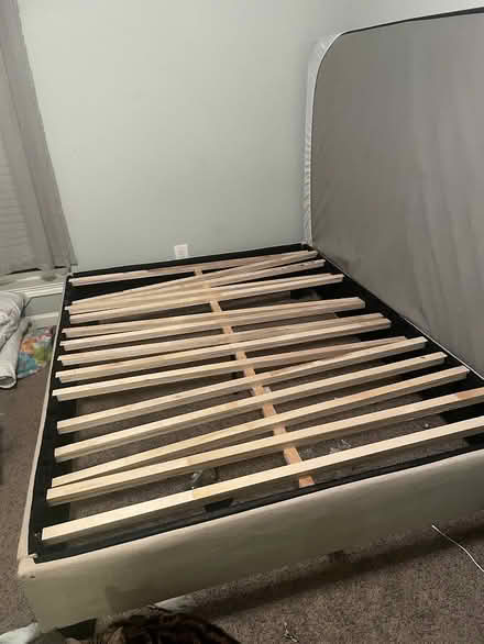 Photo of free Queen Bed Frame + Nectar Mattress (Leauge City) #2
