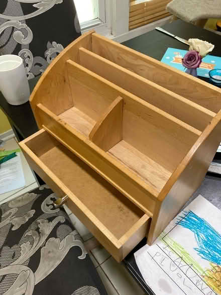 Photo of free Wooden mail / paper sorter (Woodfield Rd & Airpark) #1