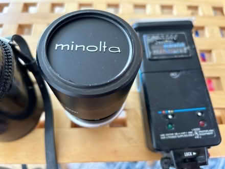 Photo of free Zoom lens for Minolta camera and Flash. (Bidborough TN3) #1