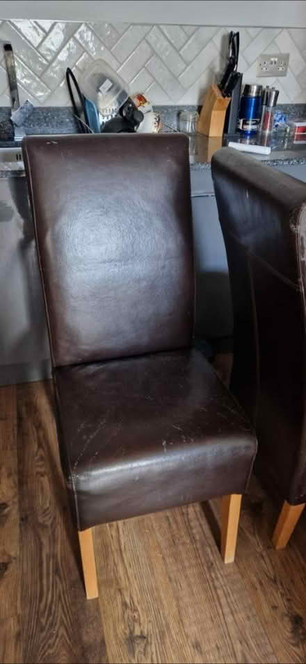 Photo of free Leather chairs (EH15) #1