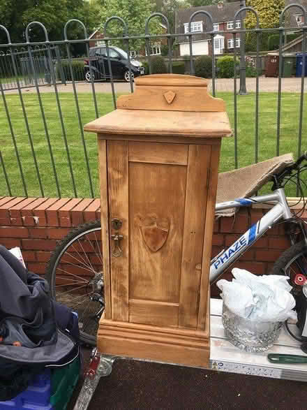 Photo of free Antique pine occasional cupboards (Shoal hill Cannock WS11) #1