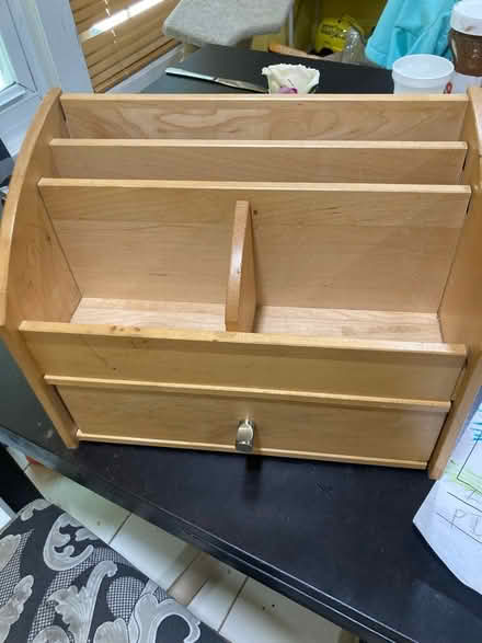 Photo of free Wooden mail / paper sorter (Woodfield Rd & Airpark) #2