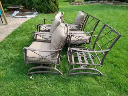 Photo of free Metal Lawn Chairs (Verona) #1