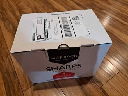 Photo of free 1 Gallon Sharps Container (Oradell) #1