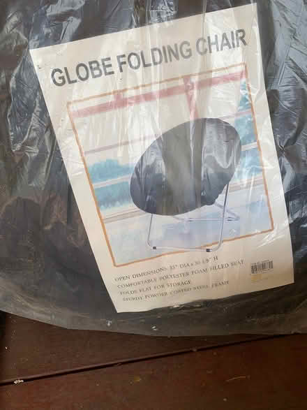 Photo of free Round folding chair (Oak Ridge) #2