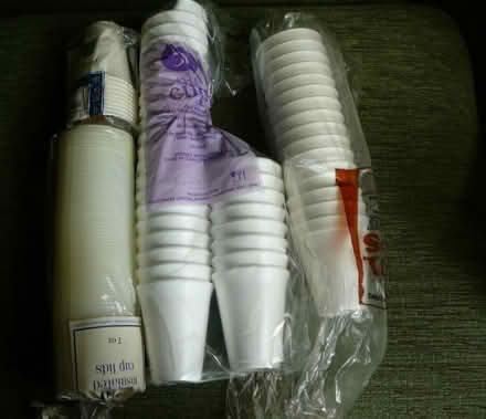 Photo of free old polystyrene cups, plant pots (Great Moor SK7) #1