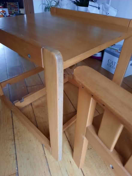 Photo of free Vintage kids table amd chair (Blackwood) #2