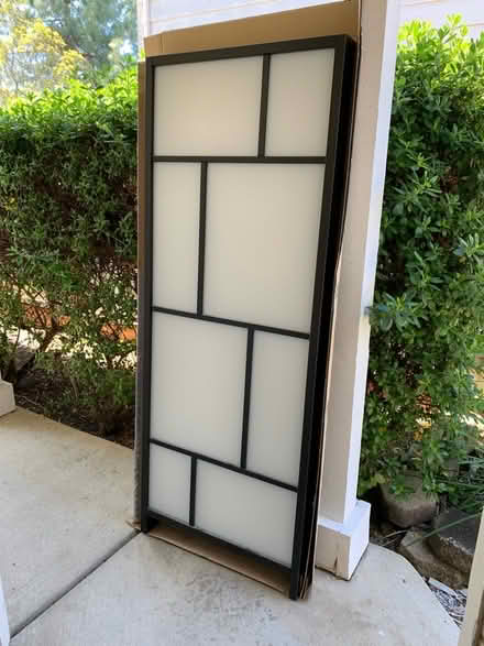 Photo of free 3-panel Room Divider (Newark - Cedar/Stevenson) #1