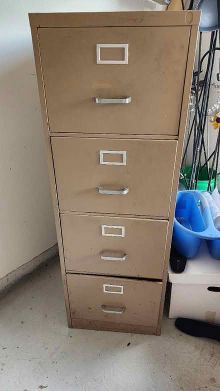 Photo of free 4 drawer legal size file cabinet (Broadview Heights) #1