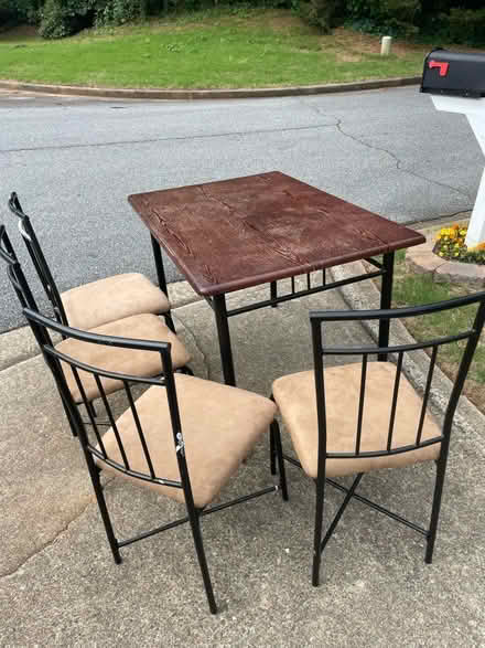 Photo of free Table and chairs (Woodstock) #1
