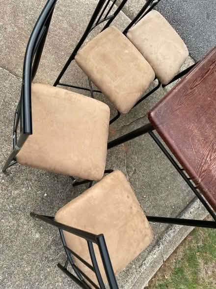 Photo of free Table and chairs (Woodstock) #3