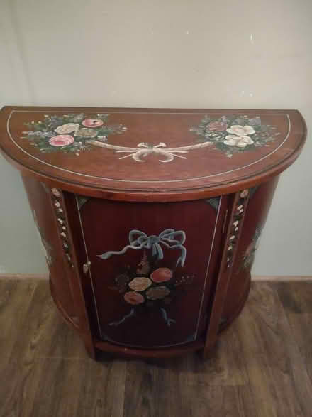 Photo of free Half circle cabinet table thing (Talmo) #1