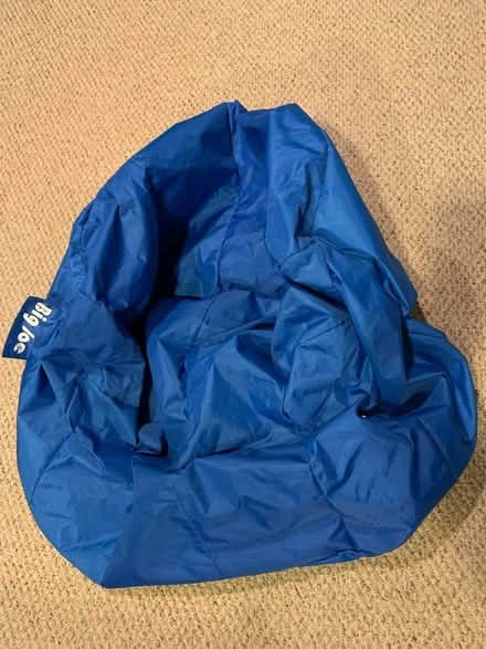 Photo of free Big Joe Blue bean bag chair (Rockaway Township) #1