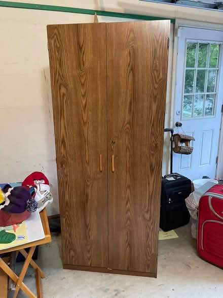 Photo of free Locking storage shelf unit (Gaithersburg Quince Orchard) #1