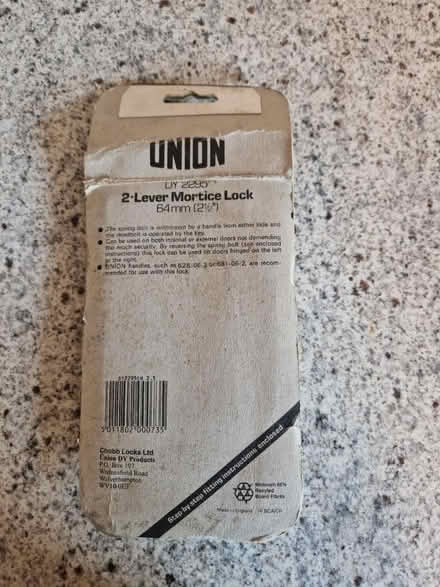 Photo of free Mortice Lock (Hucknall, NG15) #2