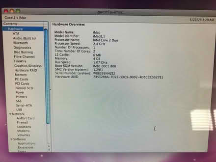 Photo of free 2008 imac (Arden Park) #2