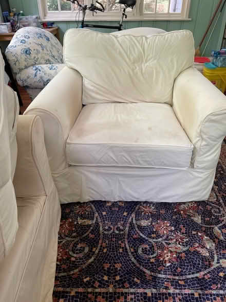 Photo of free Couch and two club chairs (Falls Road & Northern Parkway) #1