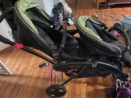 Photo of free Contours double stroller (Woodland rd and Hutton st) #1