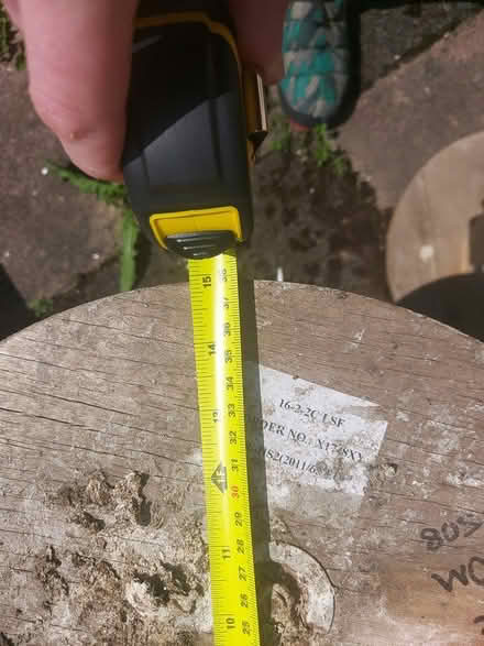Photo of free 4 small wooden spools (S6 Hillsborough) #3