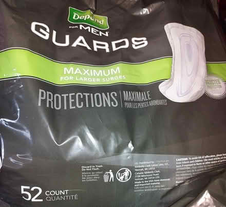 Photo of free Men's incontinence supplies/aids (Downingtown, pa) #1