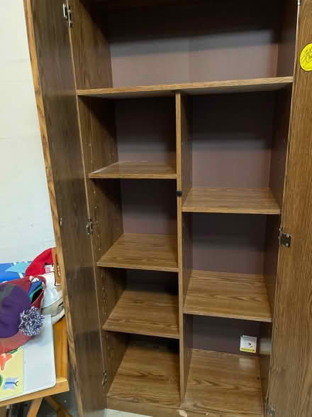 Photo of free Locking storage shelf unit (Gaithersburg Quince Orchard) #2