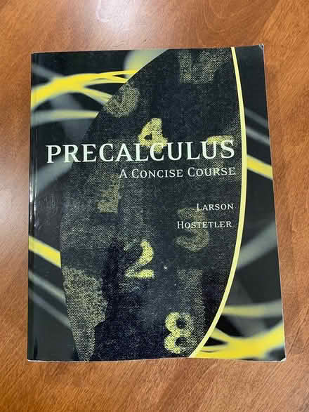 Photo of free Pre-calculus textbook (48103 near Dicken school) #1