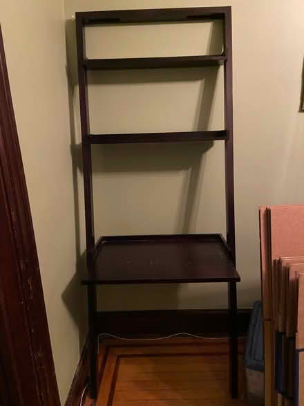 Photo of free Wood Leaning Desk (Capitol Hill) #1