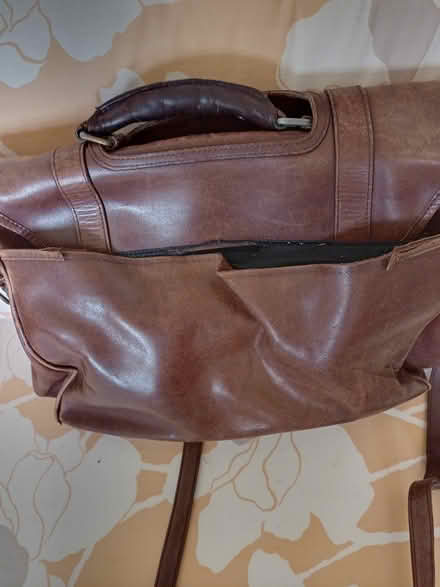 Photo of free Leather messenger bag (Haverford, PA 19041) #1