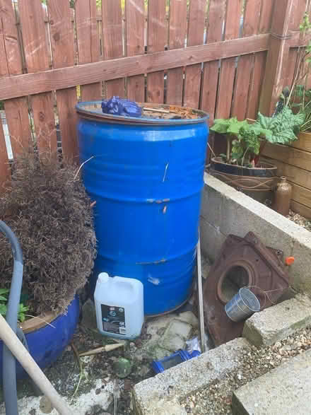 Photo of free Blue oil drum (BD10 Eccleshill) #1