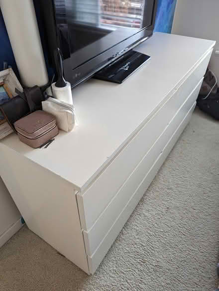 Photo of free White Ikea Malm Dresser, Horizontal (92 X 101) #3