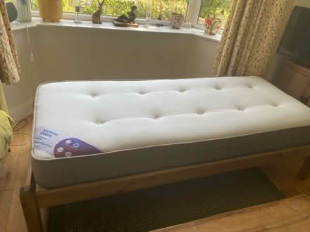 Photo of free Small single bed base / mattress (Hebden Bridge) #2