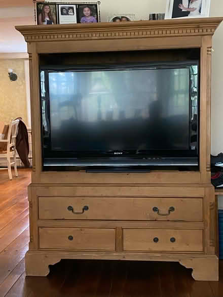 Photo of free Pine storage/ TV cabinet (Westport CT) #1
